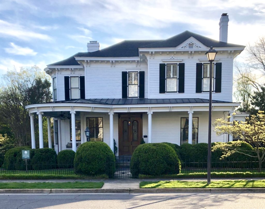 Dr. McKissack's house on Lincoln Street in the Twickenham Historic Preservation District, in downtown in Huntsville, Alabama. The proposed ring road would have destroyed the front steps of this historic home.